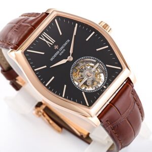 ĐỒNG HỒ VACHERON CONSTANTIN MALTE TOURBILLON ROSE GOLD 30130 REP 11 MẶT ĐEN 38X49MM (2)