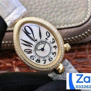 ĐỒNG HỒ BREGUET QUEEN OF NAPLES NỮ MẶT KHẢM XÀ CỪ REPLICA CAO CẤP 28.45×36 (2)