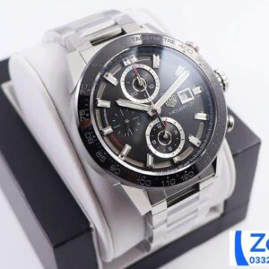 ĐỒNG HỒ TAG HEUER CARRERA CHORONOGRAPH CAR201Z REP 11 DÂY KIM LOẠI 43MM (2)