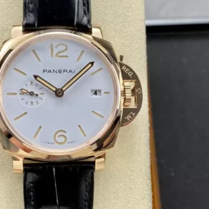 ĐỒNG HỒ PANERAI LUMINO PAM01336 ROSE GOLD REPLICA 11 MẶT TRẮNG VS FACTORY 42MM (2)