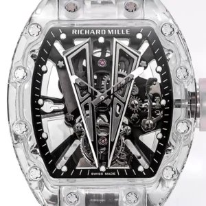 ĐỒNG HỒ CHẾ TÁC RICHARD MILLE RM27-02 TOURBILLON SAPPHIRE REPLICA CAO CẤP 42MM