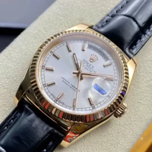 ĐỒNG HỒ NAM ROLEX DAY-DATE 118138 MÁY CƠ REPLICA CAO CẤP 36MM