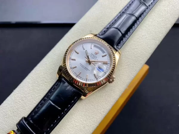 ĐỒNG HỒ NAM ROLEX DAY-DATE 118138 MÁY CƠ REPLICA CAO CẤP 36MM