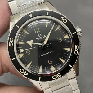 ĐỒNG HỒ OMEGA SEAMASTER 300 CỔ ĐIỂN MẶT ĐEN CHẾ TÁC VSF 41MM (1)