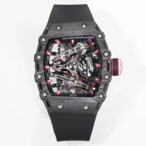 ĐỒNG HỒ CHẾ TÁC RICHARD MILLE RM38-02 TOURBILLON NAM DÂY CAO SU NHÀ MÁY RM 41X50MM