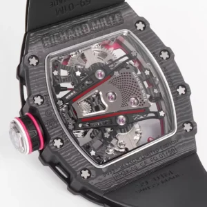 ĐỒNG HỒ CHẾ TÁC RICHARD MILLE RM38-02 TOURBILLON NAM DÂY CAO SU NHÀ MÁY RM 41X50MM