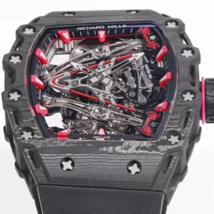 ĐỒNG HỒ CHẾ TÁC RICHARD MILLE RM38-02 TOURBILLON NAM DÂY CAO SU NHÀ MÁY RM 41X50MM