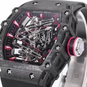 ĐỒNG HỒ CHẾ TÁC RICHARD MILLE RM38-02 TOURBILLON NAM DÂY CAO SU NHÀ MÁY RM 41X50MM