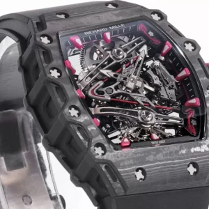 ĐỒNG HỒ CHẾ TÁC RICHARD MILLE RM38-02 TOURBILLON NAM DÂY CAO SU NHÀ MÁY RM 41X50MM