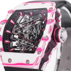 ĐỒNG HỒ CHẾ TÁC RICHARD MILLE NAM RM 38-02 TOURBILLON DÂY CAO SU NHÀ MÁY RM 41X50MM