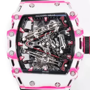 ĐỒNG HỒ CHẾ TÁC RICHARD MILLE NAM RM 38-02 TOURBILLON DÂY CAO SU NHÀ MÁY RM 41X50MM