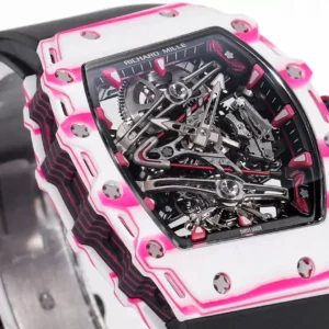 ĐỒNG HỒ CHẾ TÁC RICHARD MILLE NAM RM 38-02 TOURBILLON DÂY CAO SU NHÀ MÁY RM 41X50MM