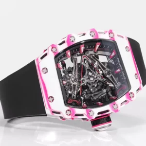 ĐỒNG HỒ CHẾ TÁC RICHARD MILLE NAM RM 38-02 TOURBILLON DÂY CAO SU NHÀ MÁY RM 41X50MM