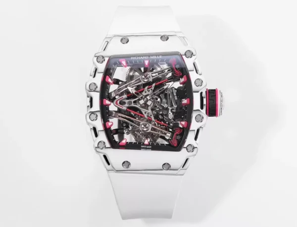 ĐỒNG HỒ CHẾ TÁC RICHARD MILLE RM38-02 NAM VỎ CARBON MÀU TRẮNG RM FACTORY 41X50MM