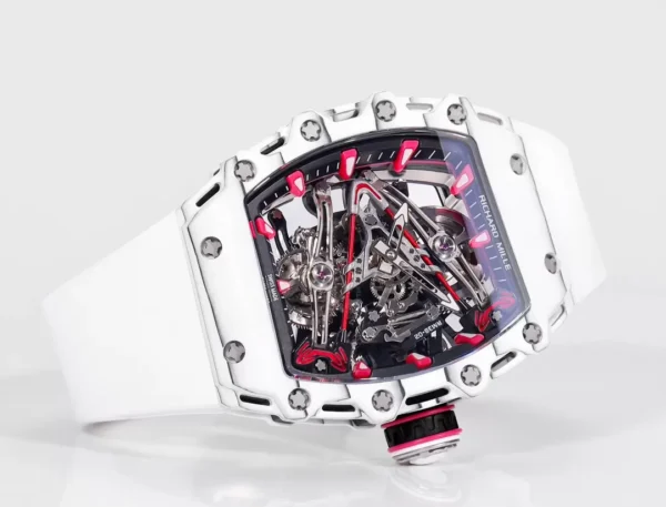 ĐỒNG HỒ CHẾ TÁC RICHARD MILLE RM38-02 NAM VỎ CARBON MÀU TRẮNG RM FACTORY 41X50MM