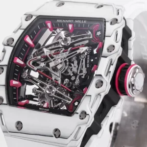 ĐỒNG HỒ CHẾ TÁC RICHARD MILLE RM38-02 NAM VỎ CARBON MÀU TRẮNG RM FACTORY 41X50MM