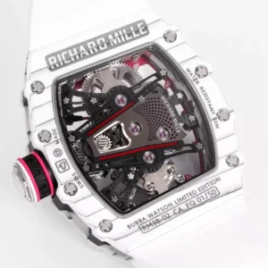 ĐỒNG HỒ CHẾ TÁC RICHARD MILLE RM38-02 NAM VỎ CARBON MÀU TRẮNG RM FACTORY 41X50MM