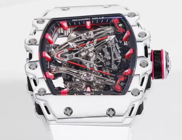 ĐỒNG HỒ CHẾ TÁC RICHARD MILLE RM38-02 NAM VỎ CARBON MÀU TRẮNG RM FACTORY 41X50MM