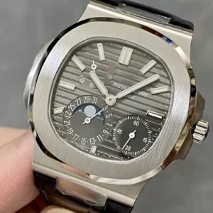 ĐỒNG HỒ PATEK PHILIPPE NAUTILUS 5712 CHẾ TÁC NAM MẶT XÁM NHÀ MÁY PPF 40MM