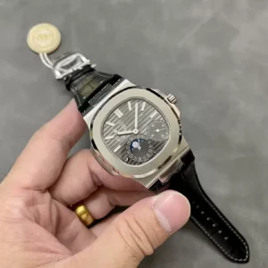 ĐỒNG HỒ PATEK PHILIPPE NAUTILUS 5712 CHẾ TÁC NAM MẶT XÁM NHÀ MÁY PPF 40MM