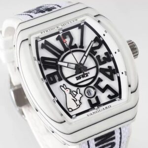 ĐỒNG HỒ FRANCK MULLER REPLICA 11 MẶT TRẮNG VỎ SỢI CACBON AB FACTORY 44X54MM