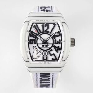 ĐỒNG HỒ FRANCK MULLER REPLICA 11 MẶT TRẮNG VỎ SỢI CACBON AB FACTORY 44X54MM