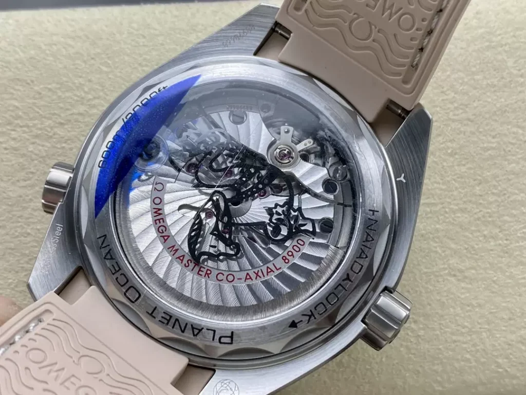 ĐỒNG HỒ NAM OMEGA SEAMASTER REPLICA 11 MẶT NÂU VIỀN CERAMIC CHOCOLATE 43,5MM