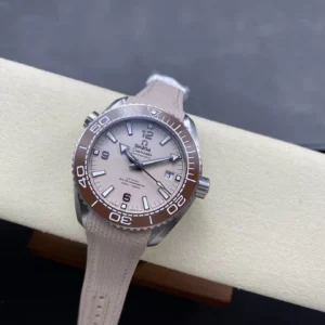 ĐỒNG HỒ NAM OMEGA SEAMASTER REPLICA 11 MẶT NÂU VIỀN CERAMIC CHOCOLATE 43,5MM