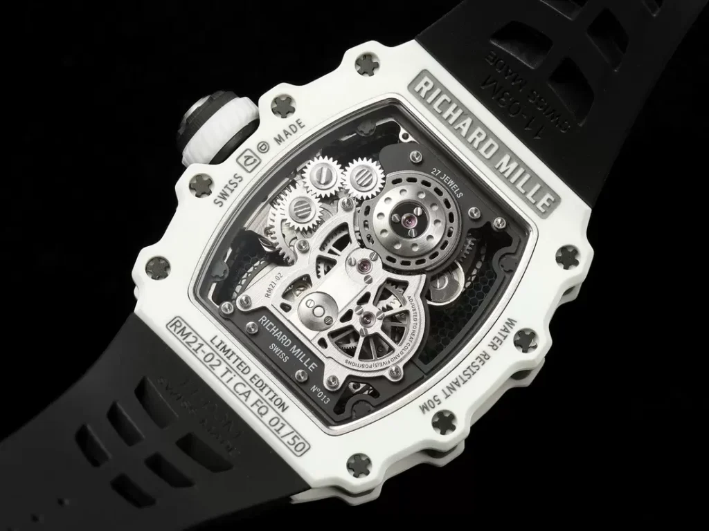 ĐỒNG HỒ NAM RICHARD MILLE RM21-02 REPLICA CAO CẤP TOURBILLON 45MM 