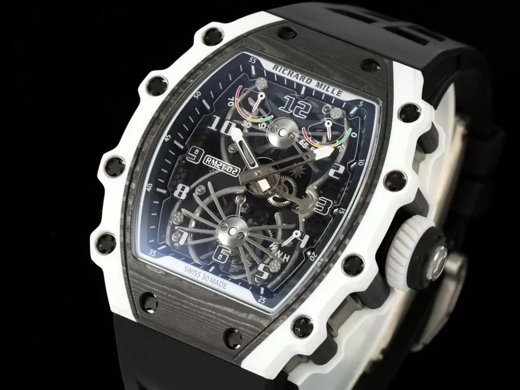 ĐỒNG HỒ NAM RICHARD MILLE RM21-02 REPLICA CAO CẤP TOURBILLON 45MM 