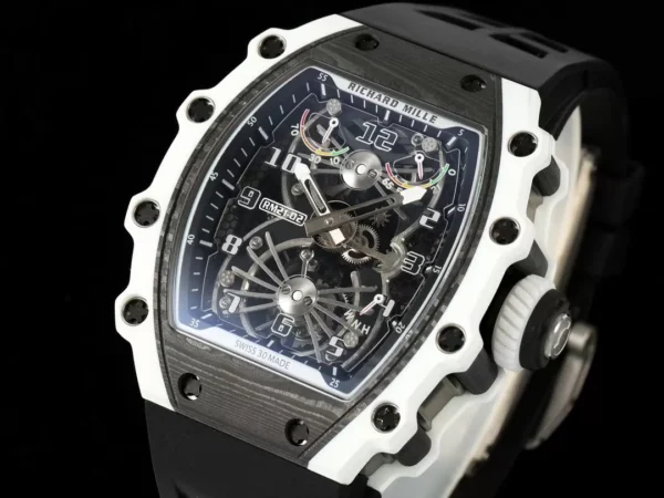 ĐỒNG HỒ NAM RICHARD MILLE RM21-02 REPLICA CAO CẤP TOURBILLON 45MM