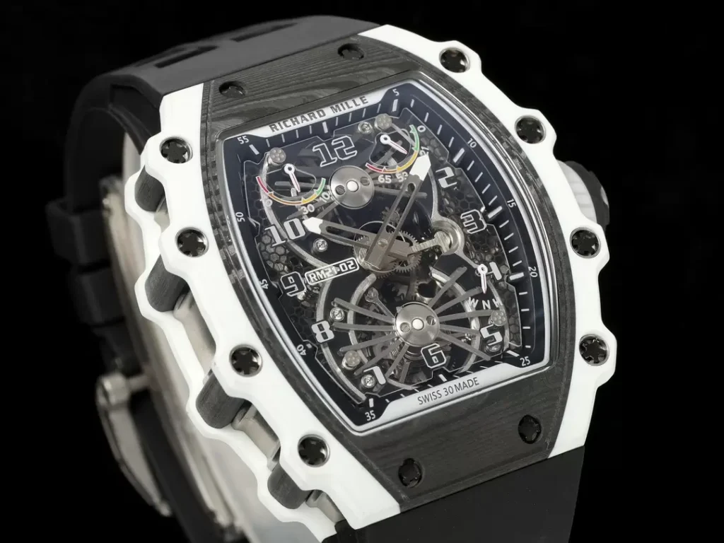 ĐỒNG HỒ NAM RICHARD MILLE RM21-02 REPLICA CAO CẤP TOURBILLON 45MM 