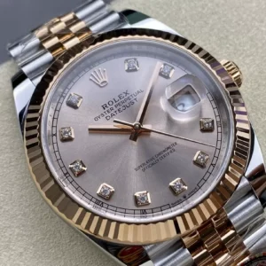 ĐỒNG HỒ ROLEX DATEJUST 126331 REPLICA 11 CỌC SỐ ĐÍNH ĐÁ NHÀ MÁY CLEAN 41MM