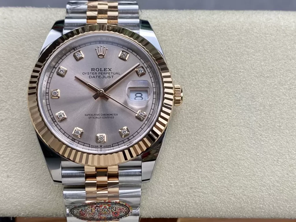 ĐỒNG HỒ ROLEX DATEJUST 126331 REPLICA 11 CỌC SỐ ĐÍNH ĐÁ NHÀ MÁY CLEAN 41MM