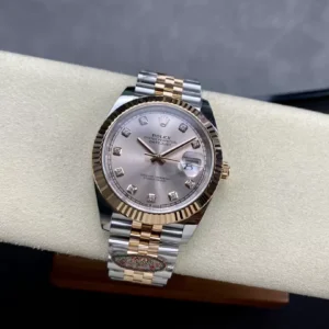 ĐỒNG HỒ ROLEX DATEJUST 126331 REPLICA 11 CỌC SỐ ĐÍNH ĐÁ NHÀ MÁY CLEAN 41MM