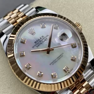 ĐỒNG HỒ ROLEX DATEJUST 126331 REPLICA 11 MẶT KHẢM TRAI CỌC SỐ ĐÍNH ĐÁ CLEAN 41MM