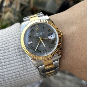 ĐỒNG HỒ ROLEX DATEJUST 126333 REP11 DÂY THÉP CỌC SỐ LA MÃ NHÀ MÁY CLEAN 41MM