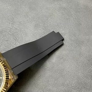 ĐỒNG HỒ ROLEX SKY DWELLER 336238 REP 11 MẶT ĐEN MẠ VÀNG DÂY CAO SU CAO CẤP 42MM