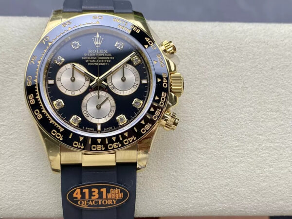 ĐỒNG HỒ ROLEX DAYTONA REP 11 CỌC SỐ ĐÁ TRỌNG LƯỢNG 140G V6 QF 40MM (1)