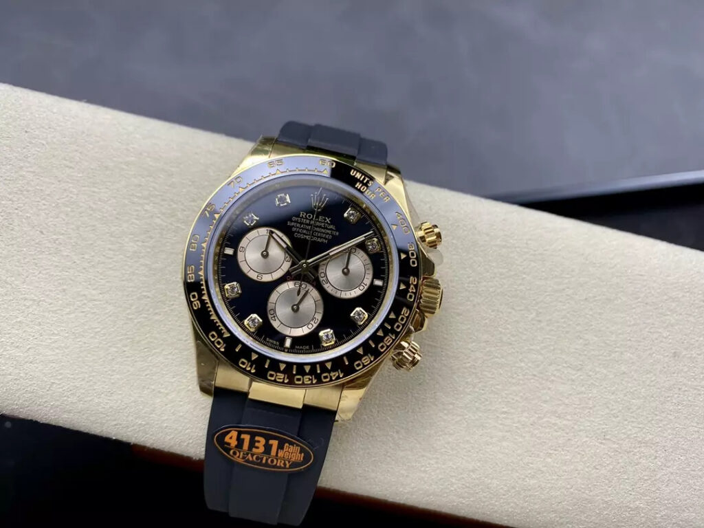 ĐỒNG HỒ ROLEX DAYTONA REP 11 CỌC SỐ ĐÁ TRỌNG LƯỢNG 140G V6 QF 40MM (1)