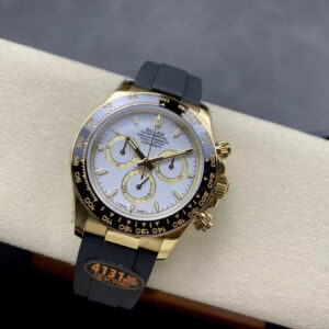 ĐỒNG HỒ ROLEX DAYTONA REP 11 MÀU GOLD TRỌNG LƯỢNG 140G V6 QF 40MM (1)