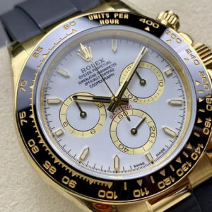 ĐỒNG HỒ ROLEX DAYTONA REP 11 MÀU GOLD TRỌNG LƯỢNG 140G V6 QF 40MM (1)