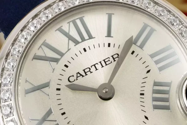 Đồng Hồ Cartier Ballon Blanc De Cartier Replica 11 Dây Vải AF Factory 30mm (1)