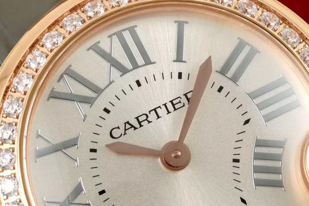 Đồng Hồ Cartier Ballon Blanc De Cartier Replica 11 Rose Gold Đính Đá AF Factory 30mm (1)