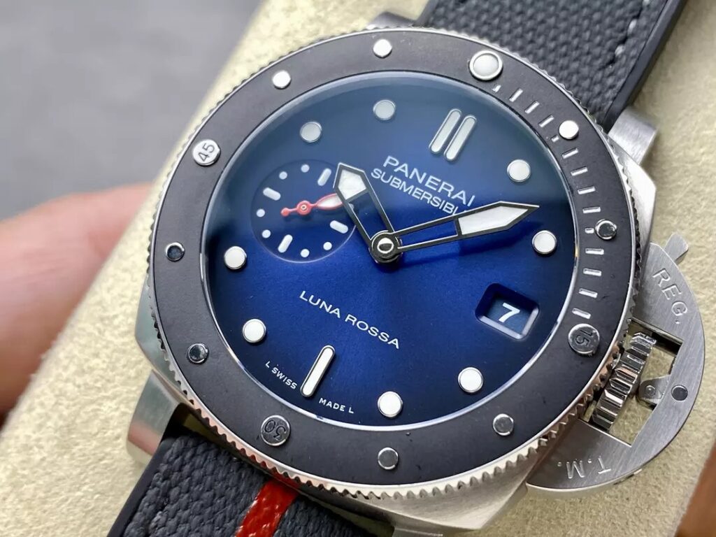 ĐỒNG HỒ PANERAI REPLICA PAM1565 LUNA ROSSA MẶT XANH VSF 42MM