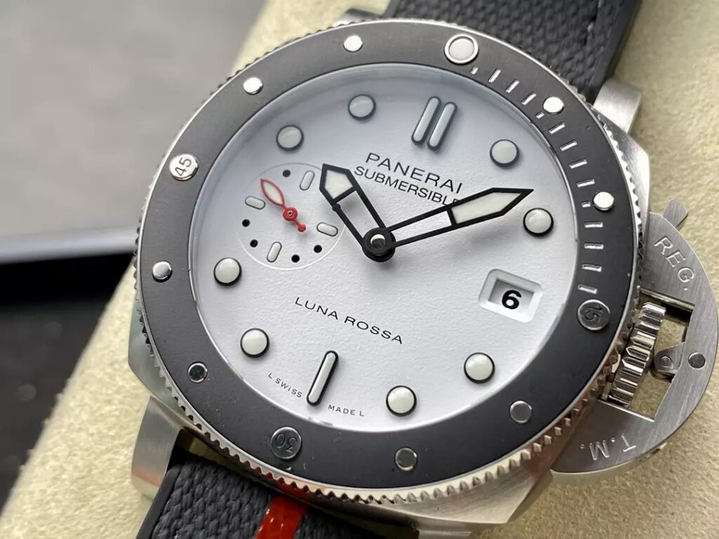 ĐỒNG HỒ PANRERAI PAM1579 REPLICA LUNA ROSSA MẶT TRẮNG VSF 42MM