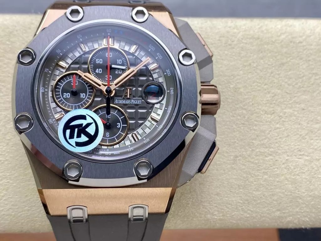 ĐỒNG HỒ AUDEMARS PIGUET 26568OM REPLICA RYOAL OAK OFFSHORE TKF 44MM