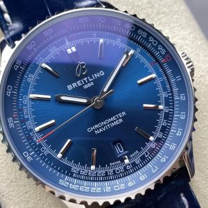 ĐỒNG HỒ BREITLING 1884 SUPER FAKE 11 MẶT XANH DƯƠNG NHÀ MÁY BLS 41MM