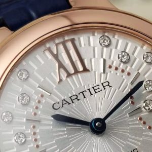 ĐỒNG HỒ CARTIER BLUE BALLOON REPLICA 11 DÂY DA XANH NHÀ MÁY AF 33MM