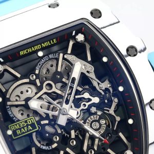 ĐỒNG HỒ CHẾ TÁC RICHARD MILLE RM35-01 VÂN CARBON TRẮNG V2 BBR 44MM